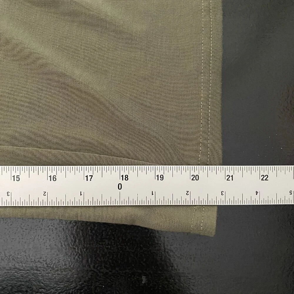 Umgee Wide Leg Crop Jumpsuit Size M Olive Moss Green Boho Beachy Resort Vacation - Picture 11 of 12